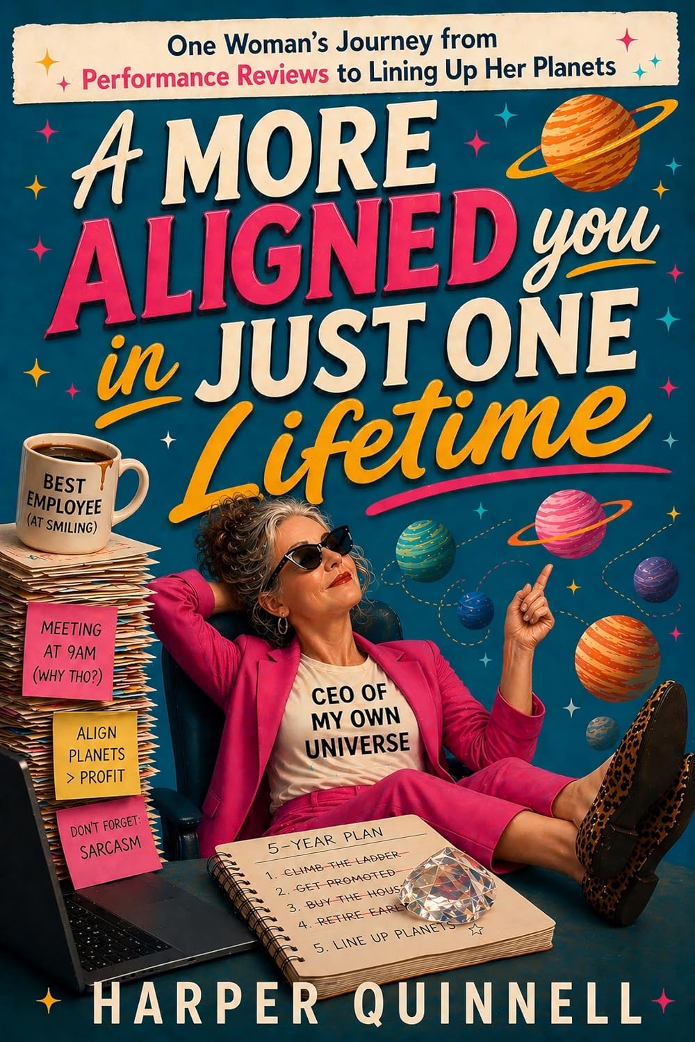 A More Aligned You in Just One Lifetime: A Found Family Comedy — One Woman's Journey from Performance Reviews to Lining Up Her Planets